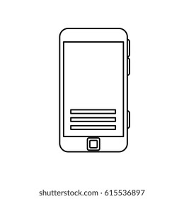 smartphone device isolated icon