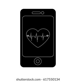 smartphone device isolated icon