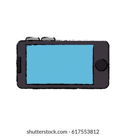 smartphone device isolated icon