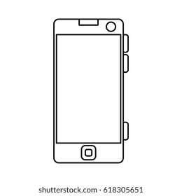 smartphone device isolated icon