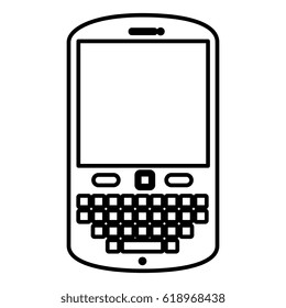 smartphone device isolated icon
