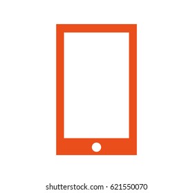 smartphone device isolated icon