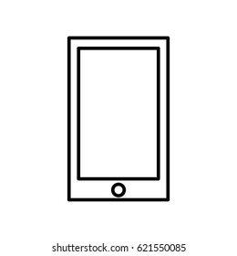 smartphone device isolated icon