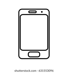 smartphone device isolated icon
