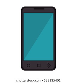 smartphone device isolated icon