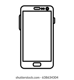 smartphone device isolated icon
