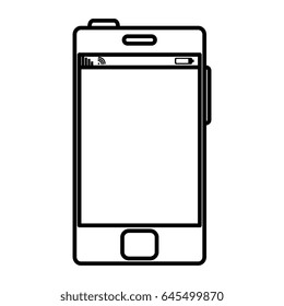 smartphone device isolated icon