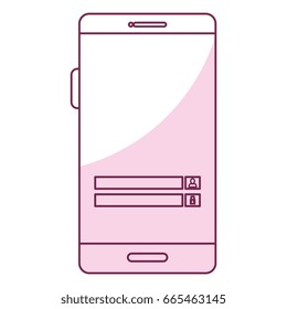 smartphone device isolated icon