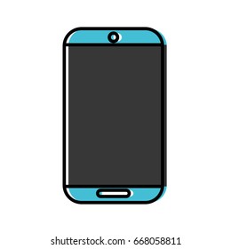 smartphone device isolated icon