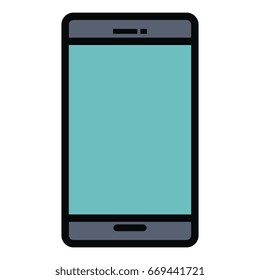 smartphone device isolated icon