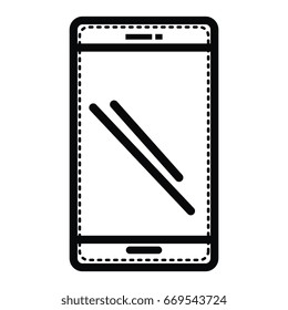smartphone device isolated icon