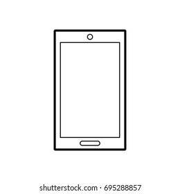 smartphone device isolated icon