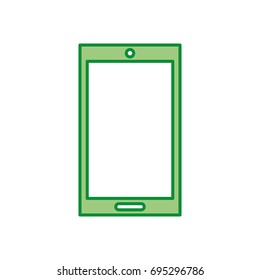 smartphone device isolated icon