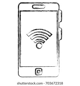 smartphone device isolated icon