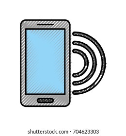 smartphone device isolated icon