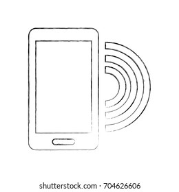 smartphone device isolated icon