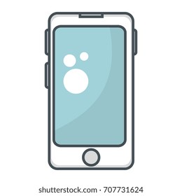 smartphone device isolated icon