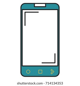 smartphone device isolated icon