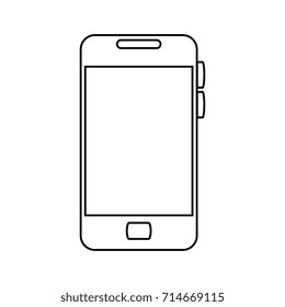 smartphone device isolated icon