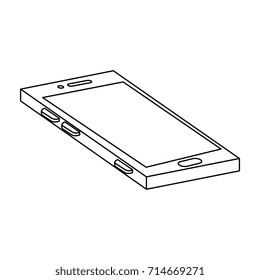 smartphone device isolated icon