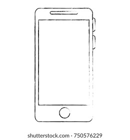 smartphone device isolated icon