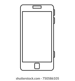 smartphone device isolated icon