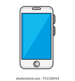 smartphone device isolated icon
