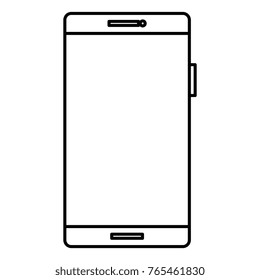 smartphone device isolated icon