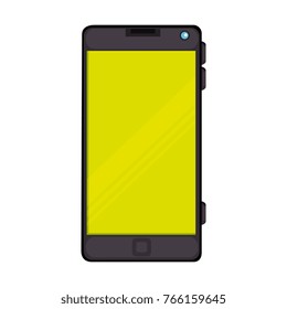 smartphone device isolated icon