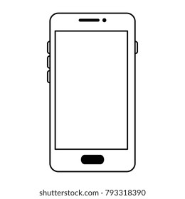 smartphone device isolated icon