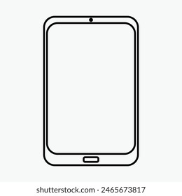 smartphone device isolated icon, vektor