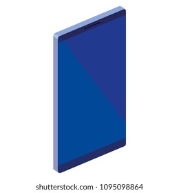 smartphone device isometric icon