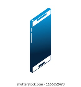 smartphone device isometric icon