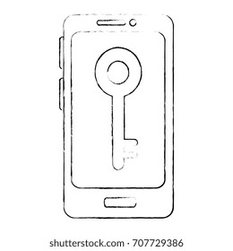 smartphone device with key