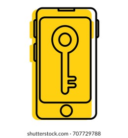smartphone device with key