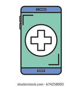 smartphone device with medical app