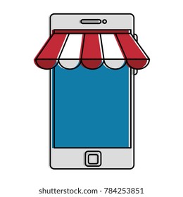 smartphone device with parasol