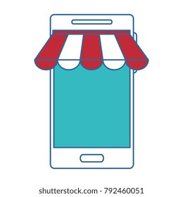 smartphone device with parasol