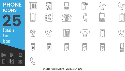 Smartphone device, phone report and download app set. Mobile apps line icons. Finger touch, mobile payment and phone device app line icons. Calculate report, smartphone code, chat message. Vector