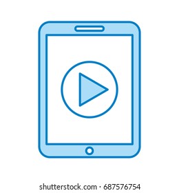 smartphone device play button