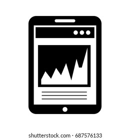 smartphone device with statistics