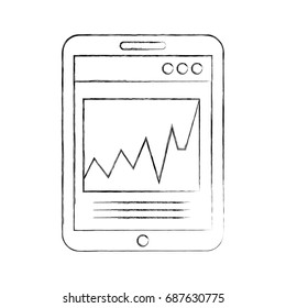 smartphone device with statistics