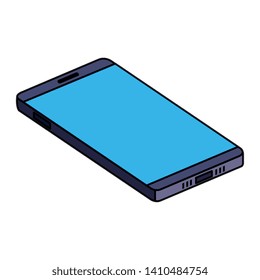 smartphone device technology icon vector illustration