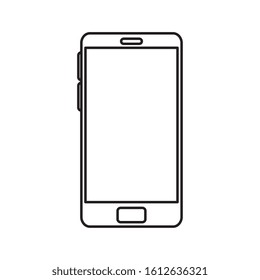smartphone device technology isolated icon vector illustration design