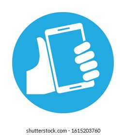 smartphone device technology isolated icon vector illustration design