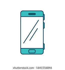 smartphone device technology isolated icon vector illustration design