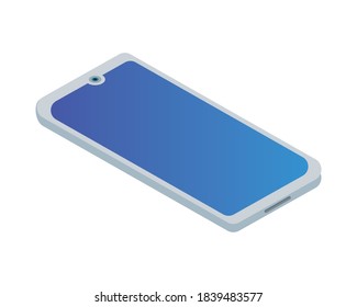 diseño de ilustraciones vectoriales de iconos aislados con tecnología de dispositivos de smartphone