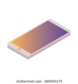 smartphone device technology isolated icon vector illustration design