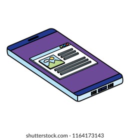 smartphone device with template