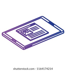 smartphone device with template